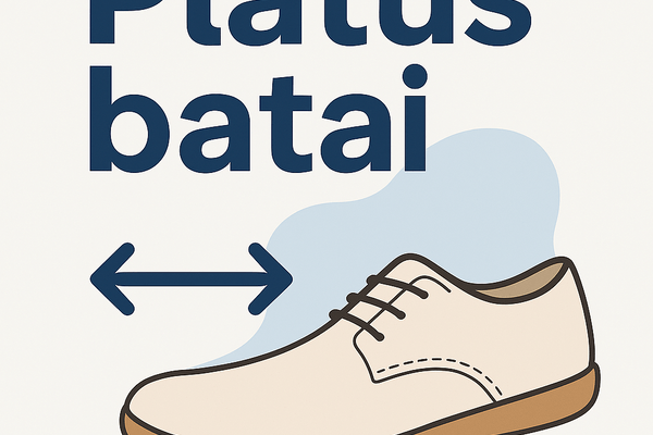 Platūs batai – laisvei, patogumui ir natūraliam judėjimui
