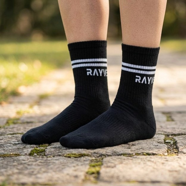 RAYVE BAREFOOT BAVLNĚN&Eacute; PONOŽKY Čern&eacute;