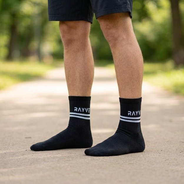 RAYVE BAREFOOT BAVLNĚN&Eacute; PONOŽKY Čern&eacute;