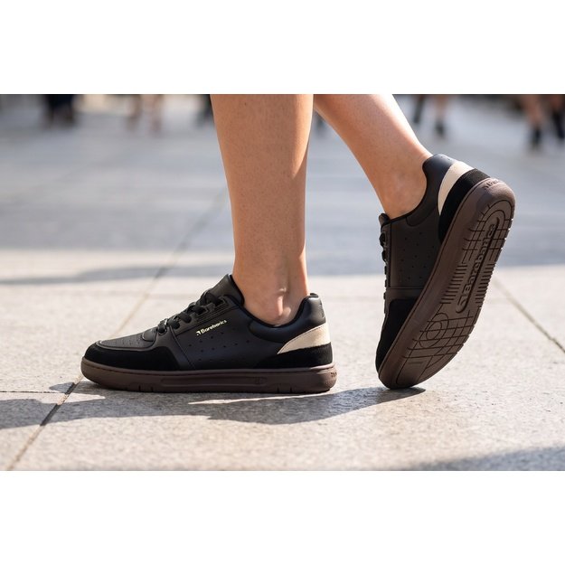 Barefoot Sneakers Barebarics Wave 2.0 - Black & Dark Brown
