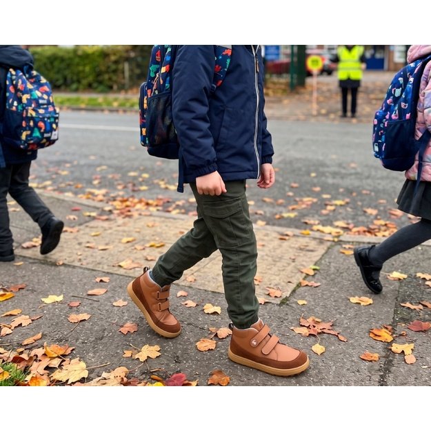 Kids barefoot shoes Be Lenka Elio Kids - All Brown