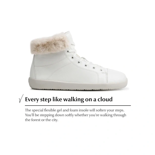 Ahinsa Women's Comfort winter Tara 2.0 white