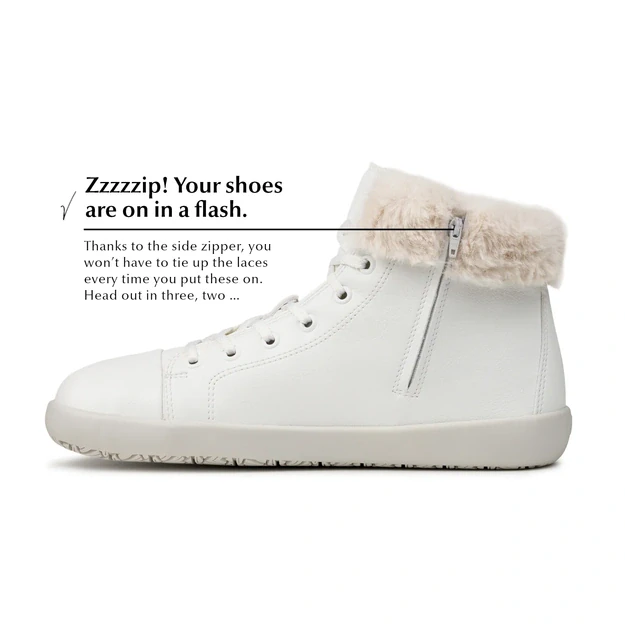 Ahinsa Women's Comfort winter Tara 2.0 white