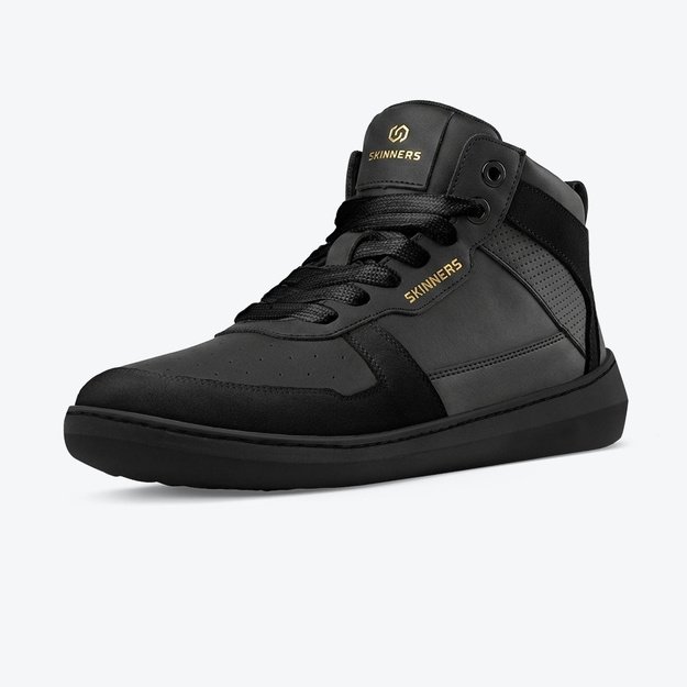 Skinners barefoot batai Oldschooler High Top Black/Black