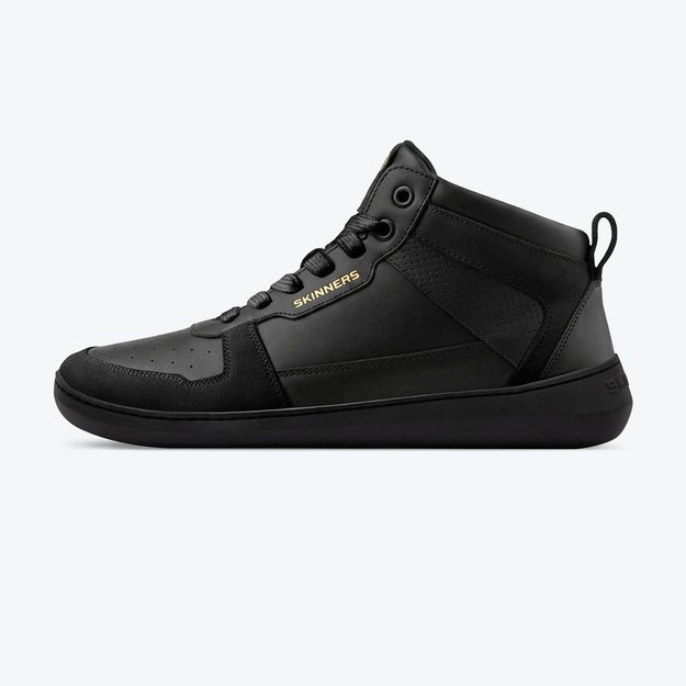 Skinners barefoot batai Oldschooler High Top Black/Black