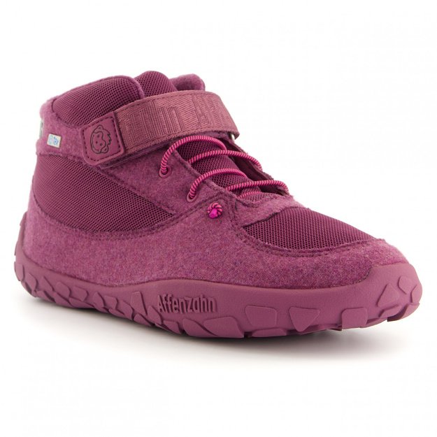 Affenzahn Mid Boot Wool Dreamer Berry