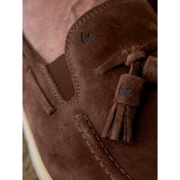 Barefoot Moccasins Be Lenka Portsiders - Dark Brown