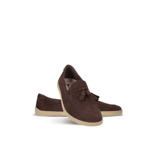 Barefoot Moccasins Be Lenka Portsiders - Dark Brown