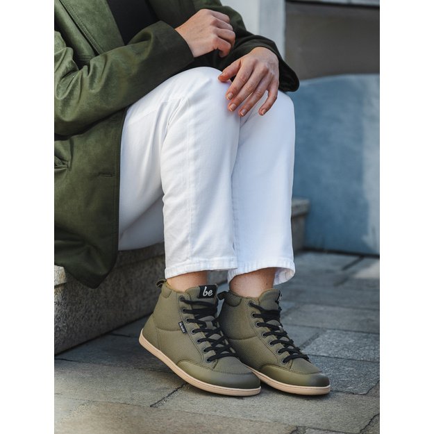 Barefoot Sneakers Be Lenka Rebound Thermo - Army Green