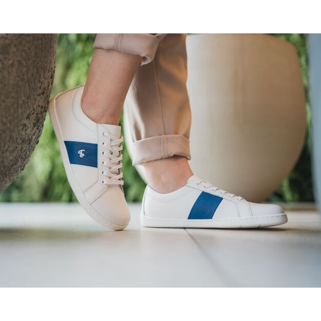 Barefoot Sneakers Be Lenka Elite - White & Dark Blue