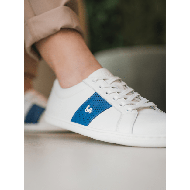 Barefoot Sneakers Be Lenka Elite - White & Dark Blue