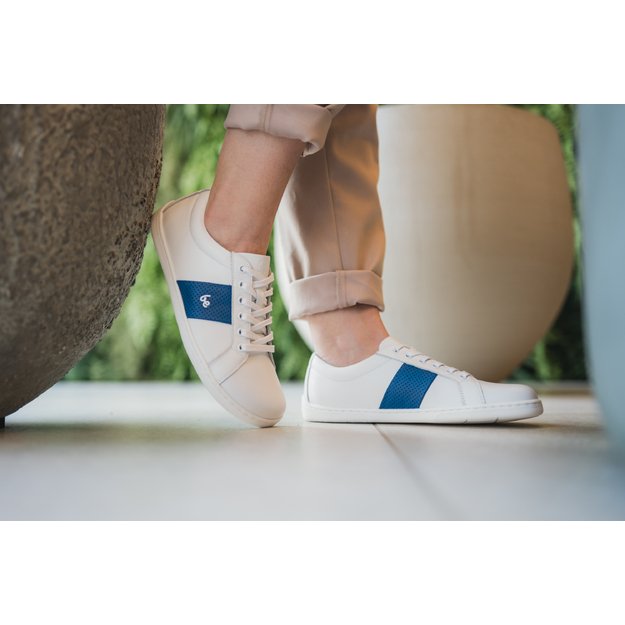 Barefoot Sneakers Be Lenka Elite - White & Dark Blue