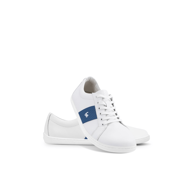 Barefoot Sneakers Be Lenka Elite - White & Dark Blue