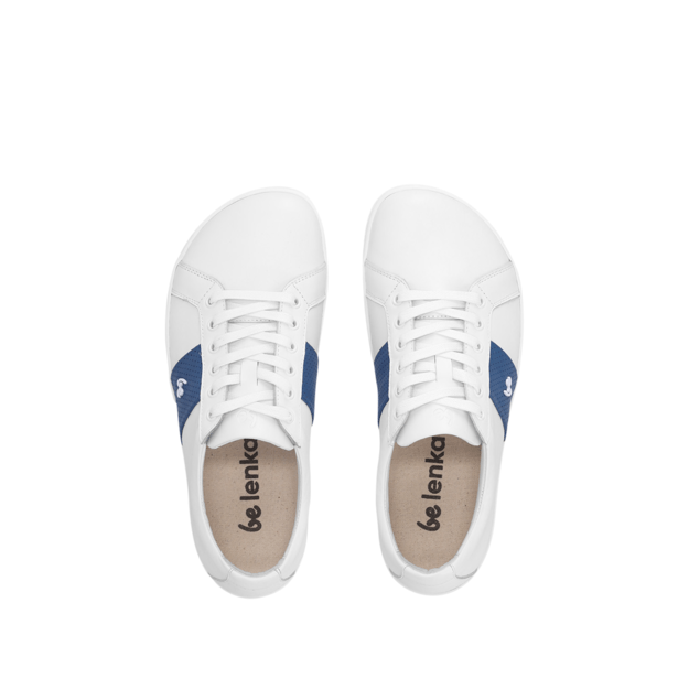 Barefoot Sneakers Be Lenka Elite - White & Dark Blue