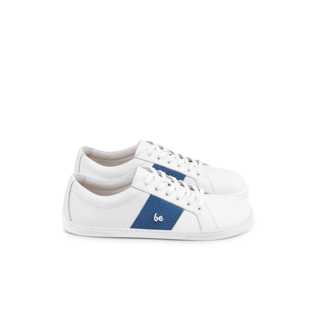 Barefoot Sneakers Be Lenka Elite - White & Dark Blue