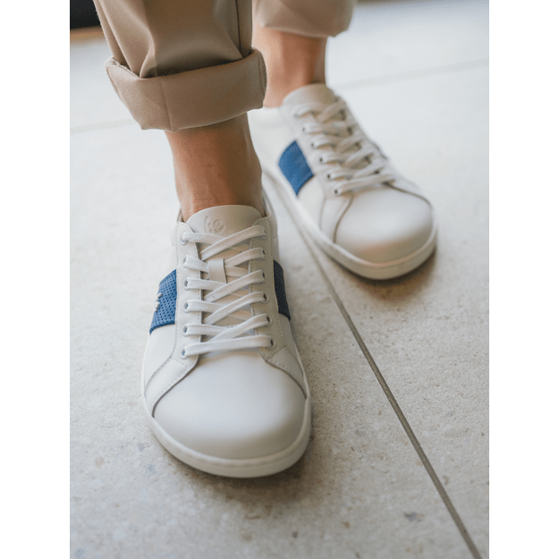 Barefoot Sneakers Be Lenka Elite - White & Dark Blue