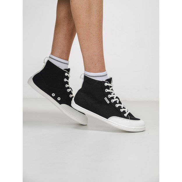 Barefoot Sneakers Be Lenka Rebound - High Top - Black & White