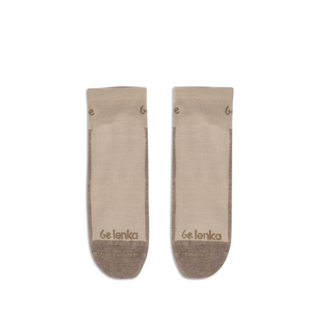 Barefoot Socks Be Lenka - Crew - Merino Wool – Beige