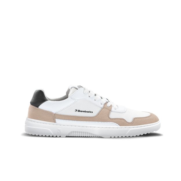 Barefoot Sneakers Barebarics - Zing - White & Beige (Sandėlio prekė)