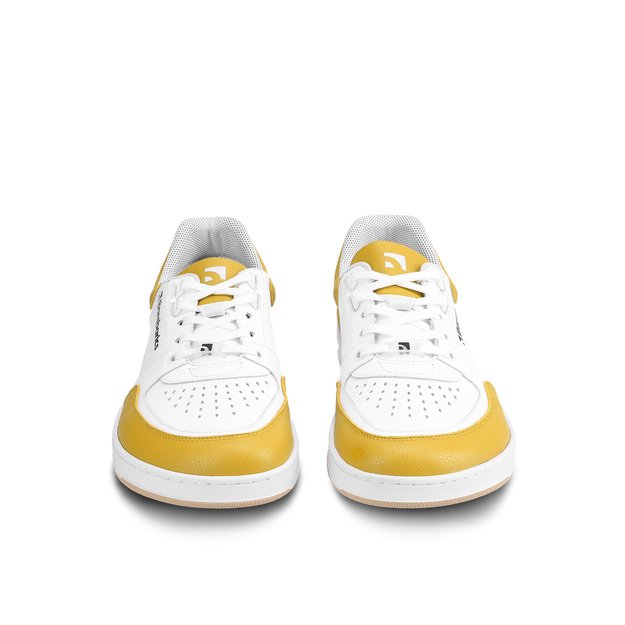 Barefoot Sneakers Barebarics Wave - White & Sunset Yellow