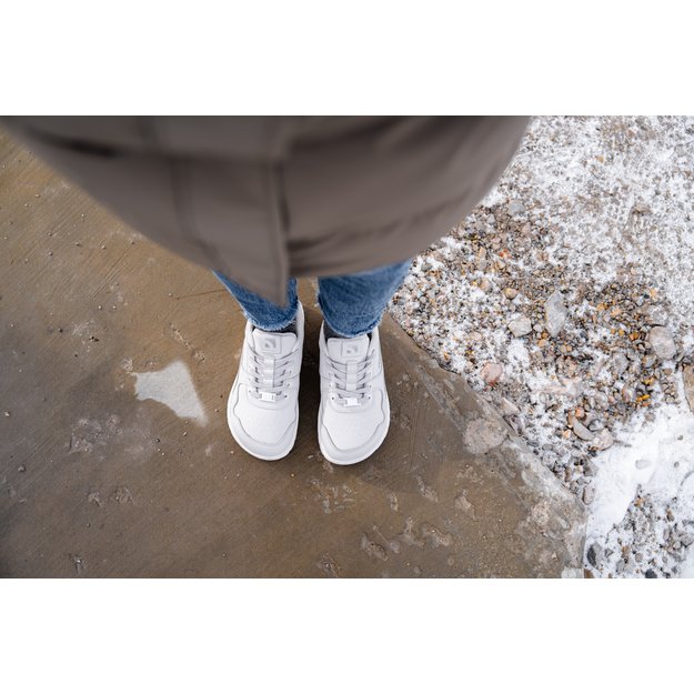 Barefoot Sneakers Barebarics Zing Frost - Light Grey & White