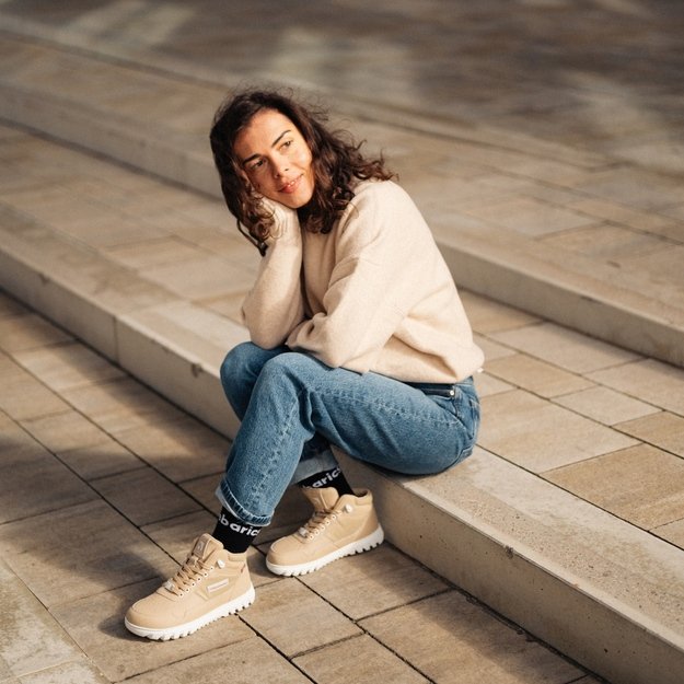 Barefoot Shoes Barebarics UrbanEdge - Beige 4