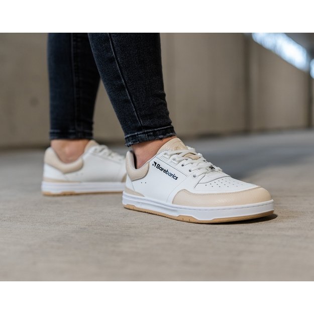 Barefoot Sneakers Barebarics Wave - White & Beige