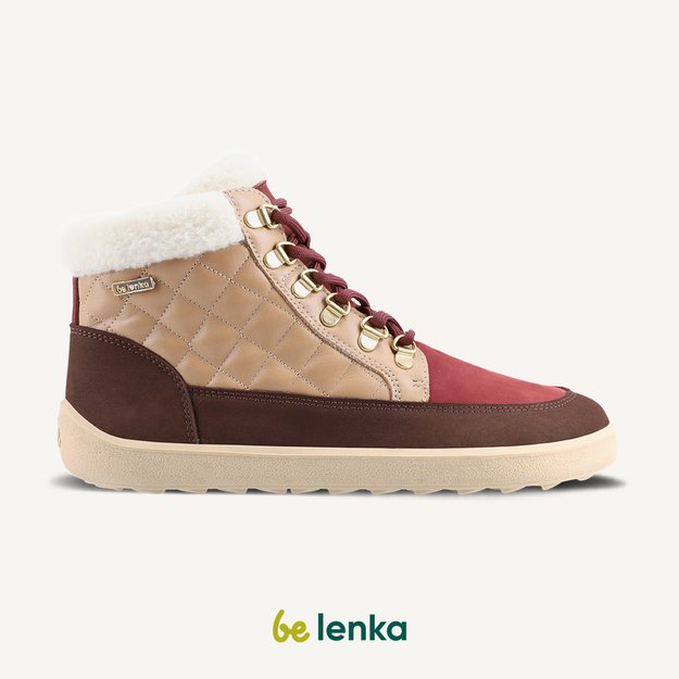 Barefoot Boots Be Lenka Olivia - Brown & Burgundy