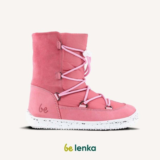 Winter Kids Barefoot Be Lenka Snowfox Kids 2.0 - Rose Pink