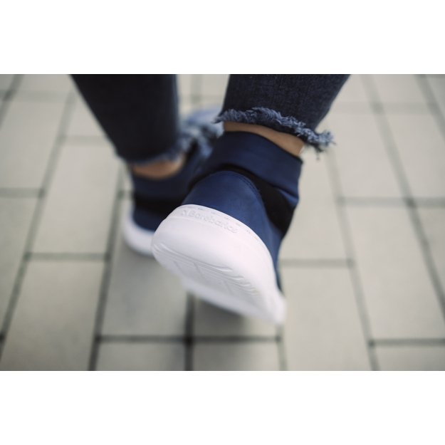 Barefoot Sneakers Barebarics Lynx - Dark Blue & White (Sandelio prekė) 