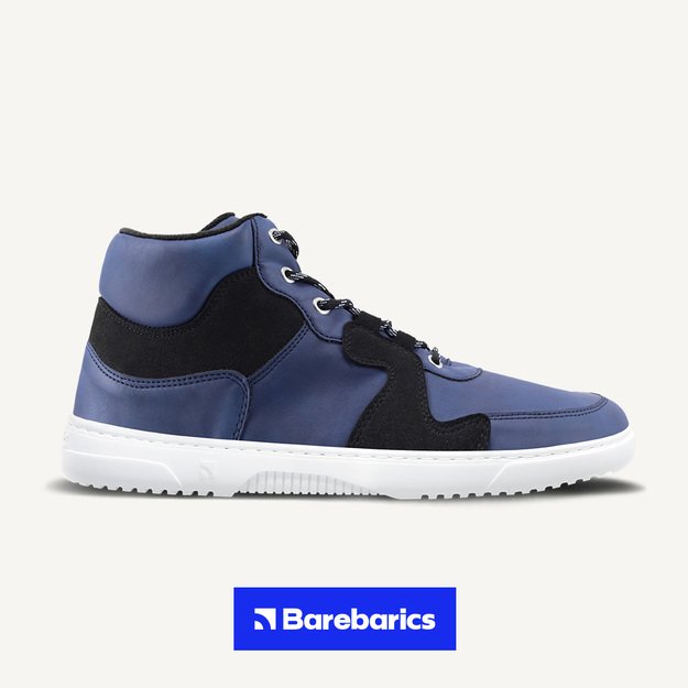 Barefoot Sneakers Barebarics Lynx - Dark Blue & White (Sandelio prekė) 