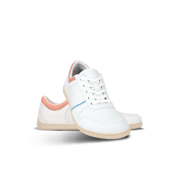 Barefoot Sneakers - Be Lenka Echo - White & Cotton Candy Vegan