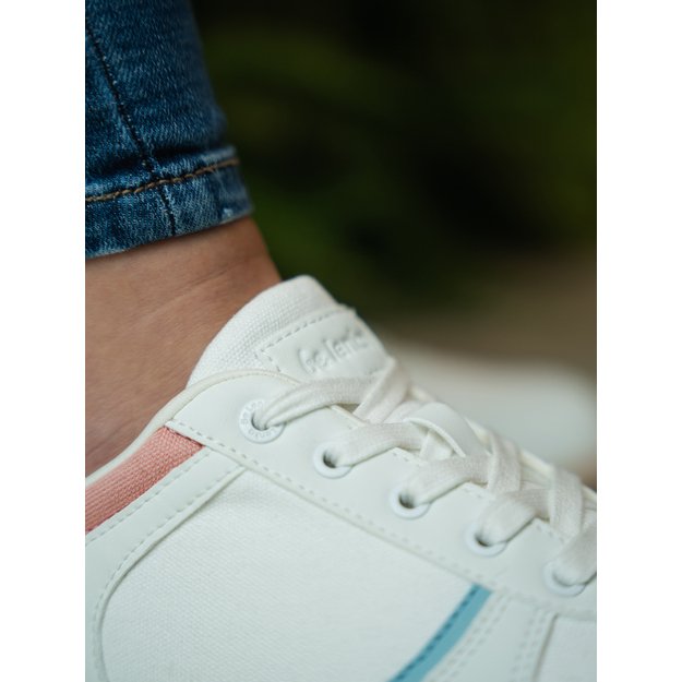Barefoot Sneakers - Be Lenka Echo - White & Cotton Candy Vegan