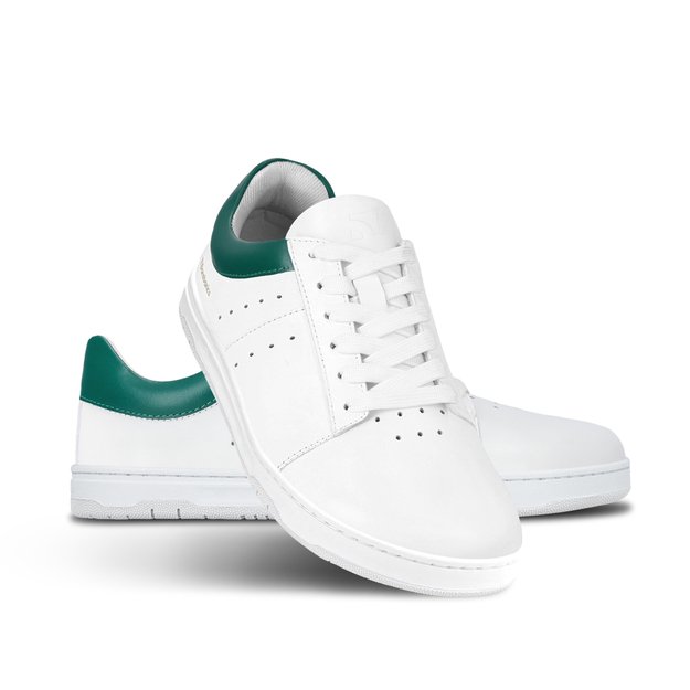 Barefoot Sneakers Barebarics Enigma - White & Dark Green