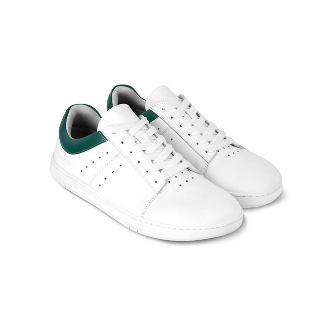 Barefoot Sneakers Barebarics Enigma - White & Dark Green