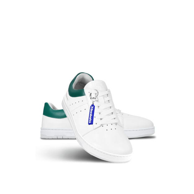 Barefoot Sneakers Barebarics Enigma - White & Dark Green