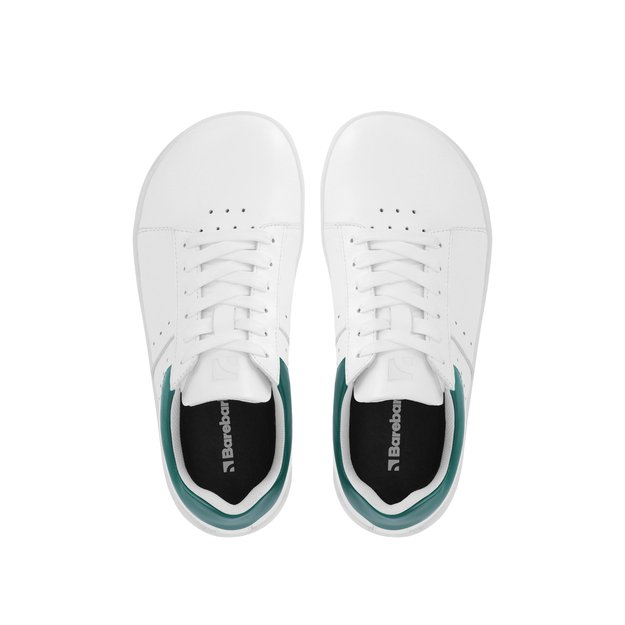 Barefoot Sneakers Barebarics Enigma - White & Dark Green