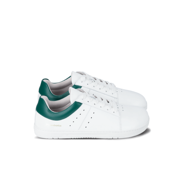 Barefoot Sneakers Barebarics Enigma - White & Dark Green