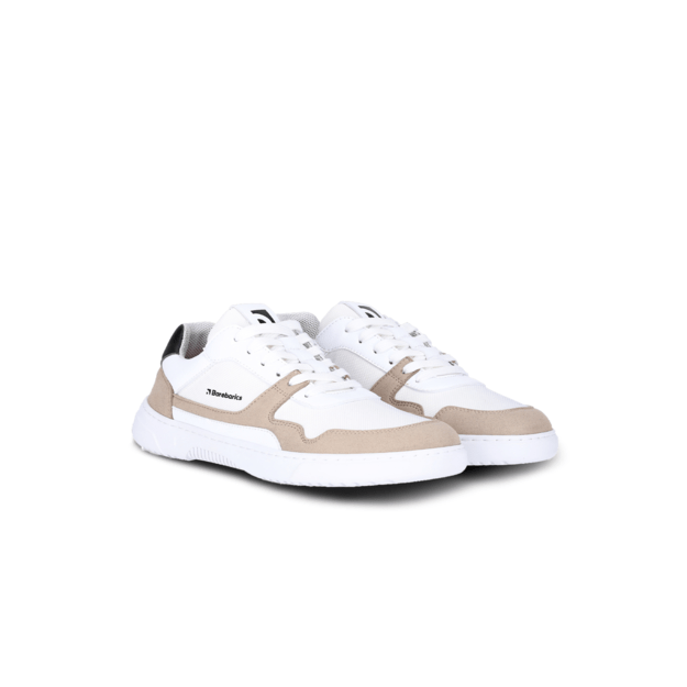 Barefoot Sneakers Barebarics - Zing - White & Beige