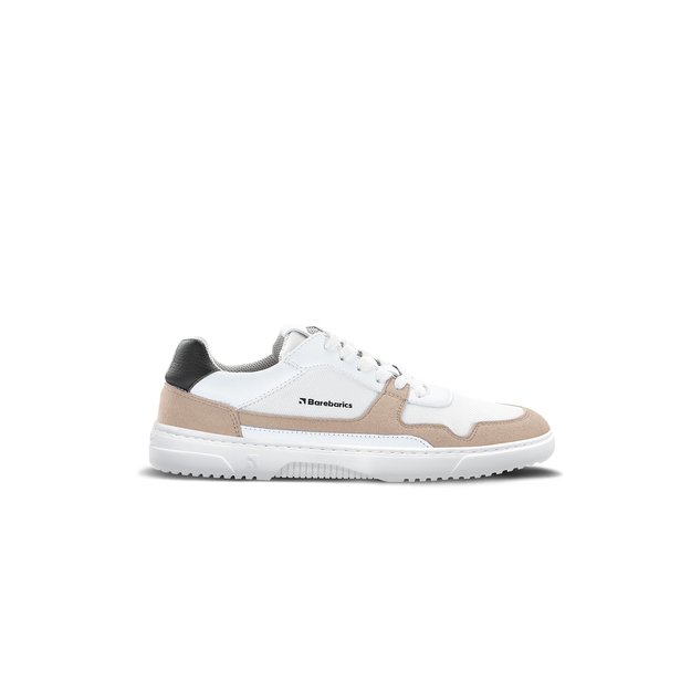 Barefoot Sneakers Barebarics - Zing - White & Beige