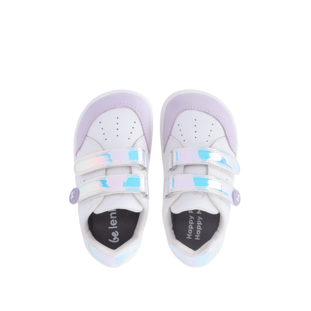 Kids barefoot sneakers Be Lenka Energise Preschool - White & Iridescent
