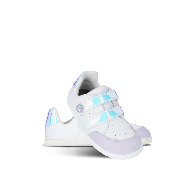 Kids barefoot sneakers Be Lenka Energise Preschool - White & Iridescent