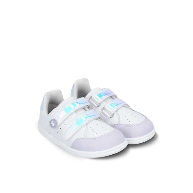 Kids barefoot sneakers Be Lenka Energise Preschool - White & Iridescent