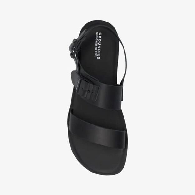 GROUNDIES® barefoot sandalai  Kos juoda
