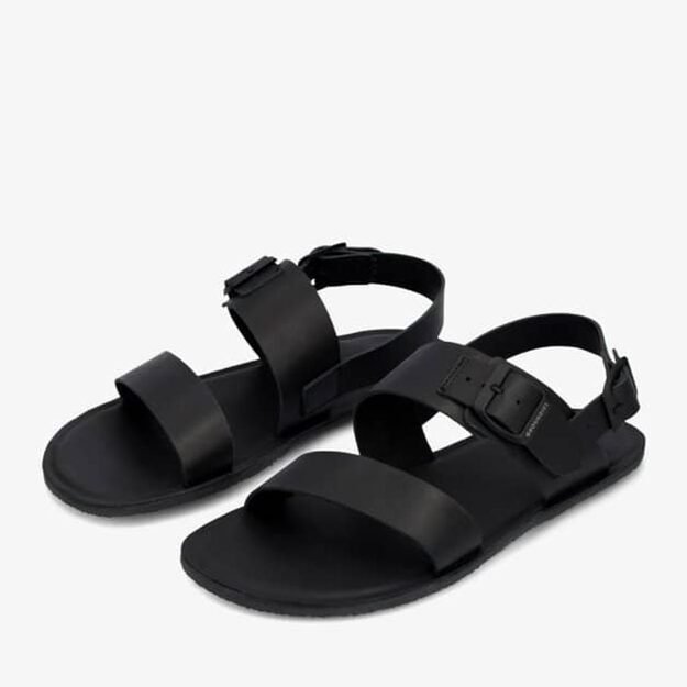 GROUNDIES® barefoot sandalai  Kos juoda