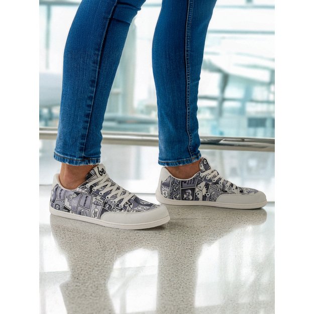 Barefoot Sneakers Be Lenka Rebound - Comics Black & White