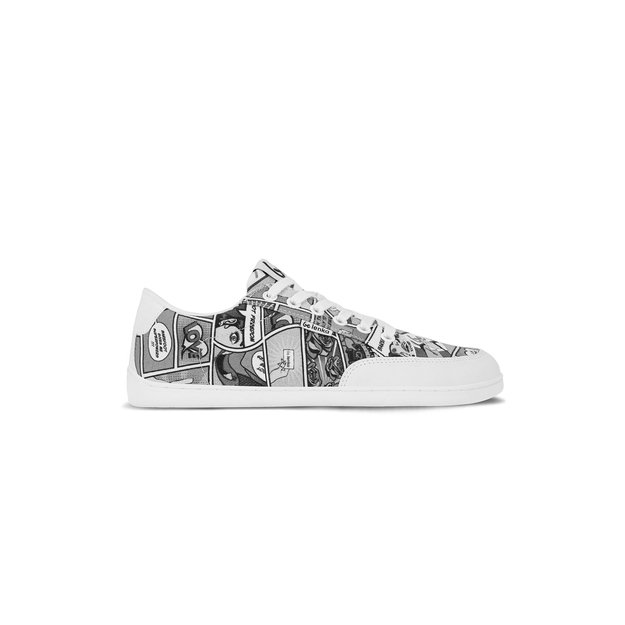 Barefoot Sneakers Be Lenka Rebound - Comics Black & White