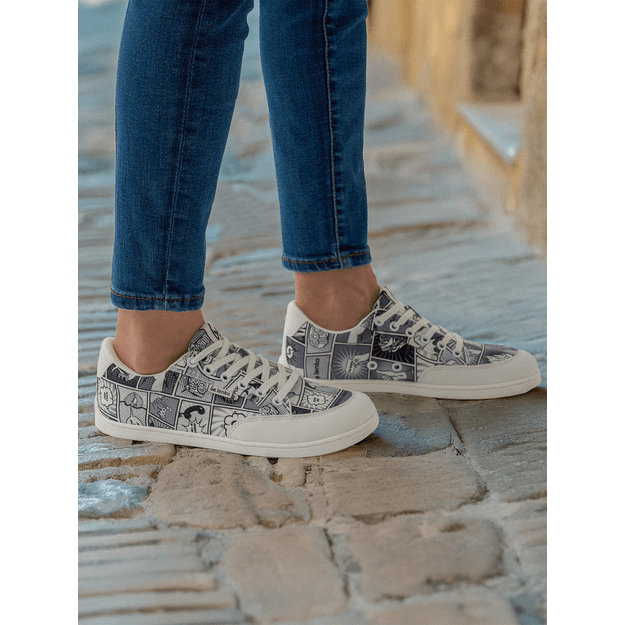 Barefoot Sneakers Be Lenka Rebound - Comics Black & White