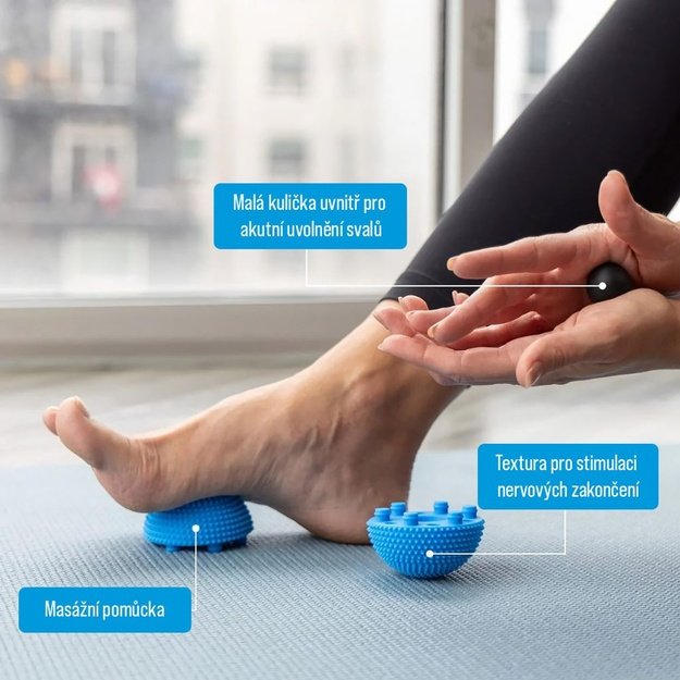 Dokonale uvolňuj&iacute;c&iacute; m&iacute;ček na chodidla - NABOSO NEUROBALL