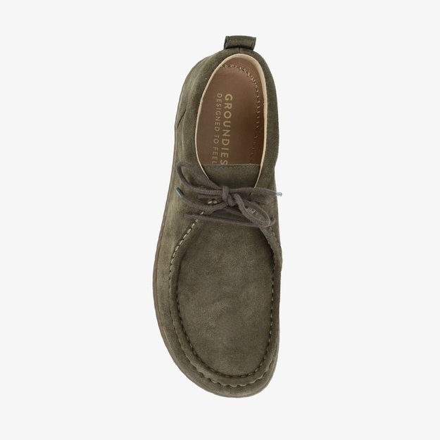 Barefoot+ Mokas&iacute;ny GROUNDIES&reg; Cricket Khaki